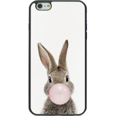 iPhone 6 Plus / 6s Plus Case Hülle - Silikon schwarz Easter 2023 bubble gum bunny