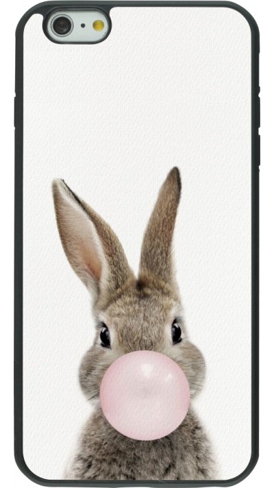 Coque iPhone 6 Plus / 6s Plus - Silicone rigide noir Easter 2023 bubble gum bunny
