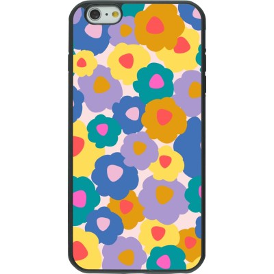 Coque iPhone 6 Plus / 6s Plus - Silicone rigide noir Easter 2024 flower power