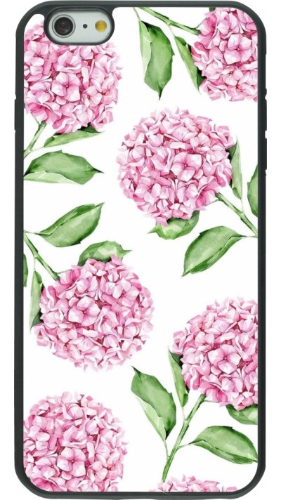 Coque iPhone 6 Plus / 6s Plus - Silicone rigide noir Easter 2024 pink flowers