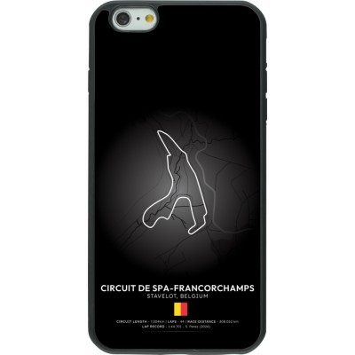 Coque iPhone 6 Plus / 6s Plus - Silicone rigide noir F1 Track 2025 Belgium