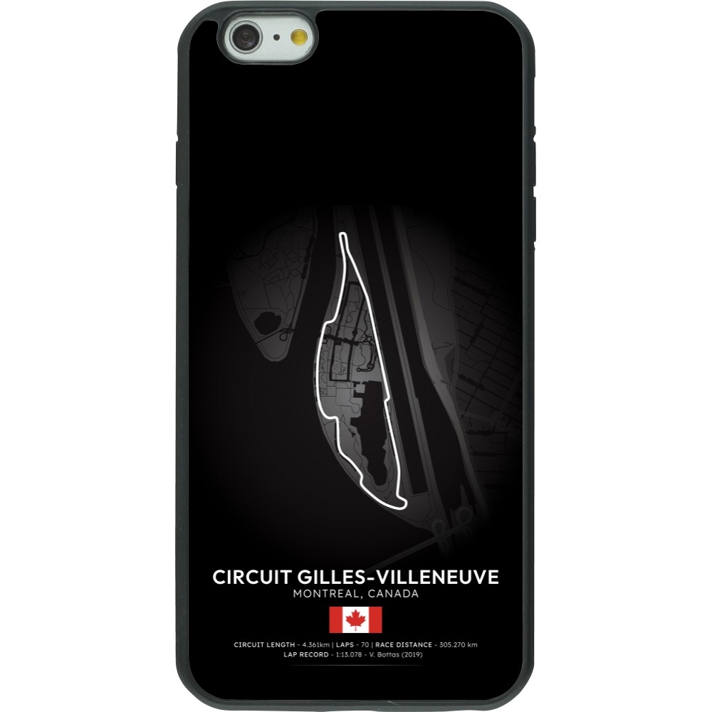 Coque iPhone 6 Plus / 6s Plus - Silicone rigide noir F1 Track 2025 Canada