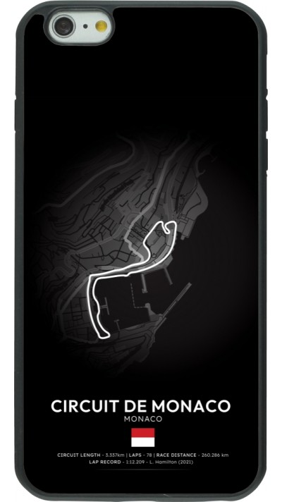 Coque iPhone 6 Plus / 6s Plus - Silicone rigide noir F1 Track 2025 Monaco