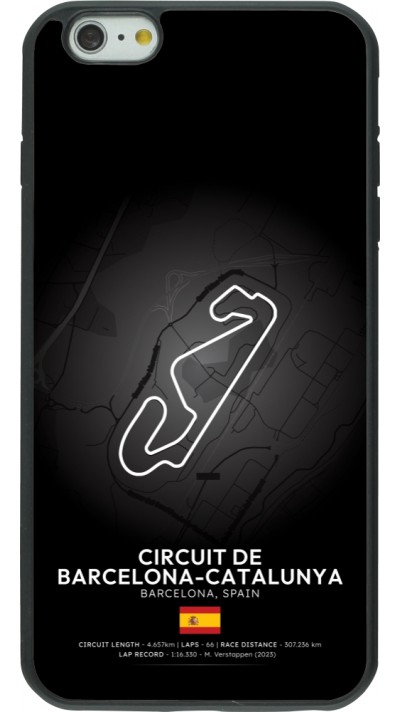 Coque iPhone 6 Plus / 6s Plus - Silicone rigide noir F1 Track 2025 Spain