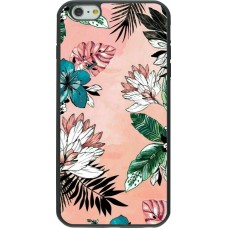 Coque iPhone 6 Plus / 6s Plus - Silicone rigide noir Flowers Artprint