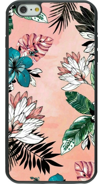 Coque iPhone 6 Plus / 6s Plus - Silicone rigide noir Flowers Artprint