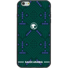 iPhone 6 Plus / 6s Plus Case Hülle - Silikon schwarz Saudi Arabien 2026 personalisierbares Fussballtrikot