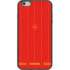 iPhone 6 Plus / 6s Plus Case Hülle - Silikon schwarz Spanien 2026 personalisierbares Fussballtrikot