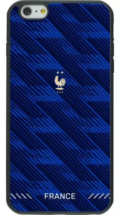 iPhone 6 Plus / 6s Plus Case Hülle - Silikon schwarz Frankreich 2026 personalisierbares Fussballtrikot