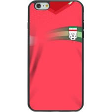 iPhone 6 Plus / 6s Plus Case Hülle - Silikon schwarz Iran 2022 personalisierbares Fussballtrikot