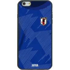 Coque iPhone 6 Plus / 6s Plus - Silicone rigide noir Maillot de football Japon 2022 personnalisable