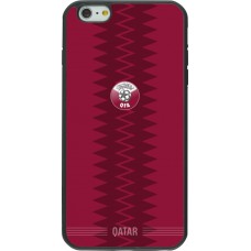 iPhone 6 Plus / 6s Plus Case Hülle - Silikon schwarz Qatar 2026 personalisierbares Fussballtrikot