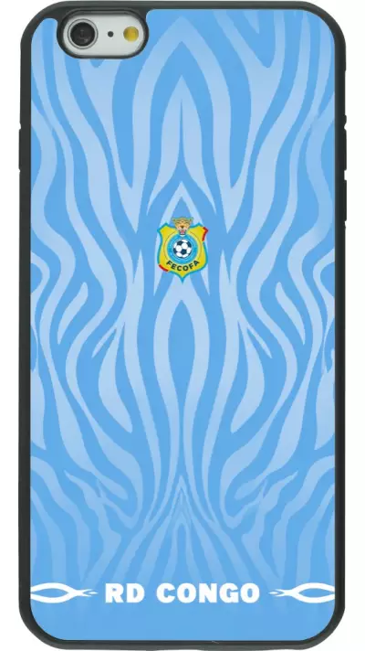 iPhone 6 Plus / 6s Plus Case Hülle - Silikon schwarz Demokratische Republik Kongo 2026 personalisierbares Fussballtrikot