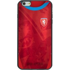 iPhone 6 Plus / 6s Plus Case Hülle - Silikon schwarz Tschechische Republik personalisierbares Fussballtrikot