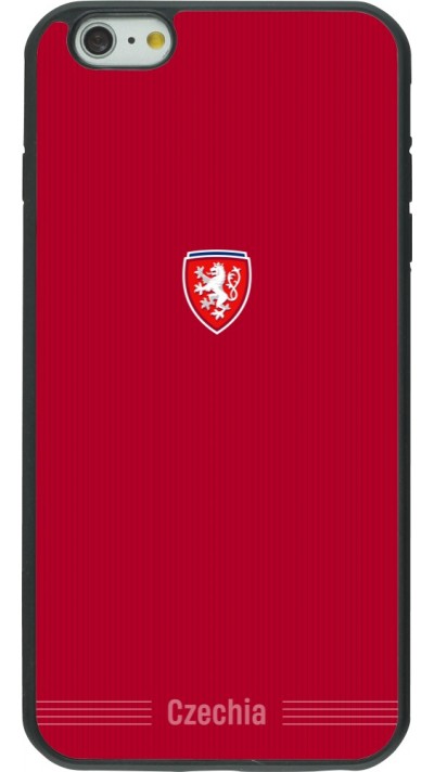 iPhone 6 Plus / 6s Plus Case Hülle - Silikon schwarz Tschechische Republik 2026 personalisierbares Fussballtrikot