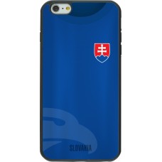 iPhone 6 Plus / 6s Plus Case Hülle - Silikon schwarz Fussballtrikot Slowakei