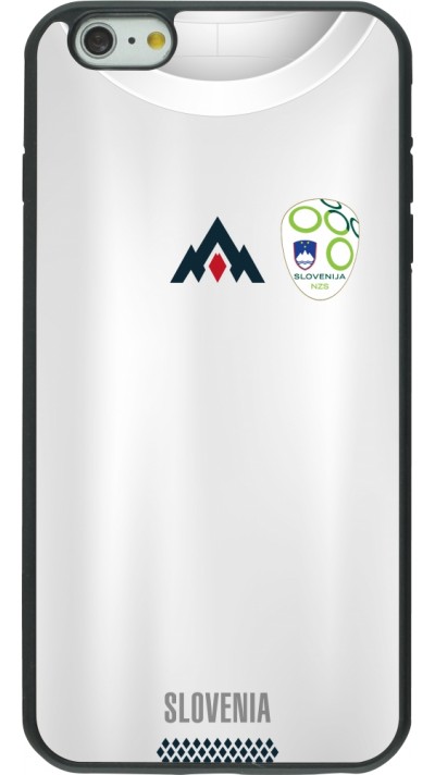 Coque iPhone 6 Plus / 6s Plus - Silicone rigide noir Maillot de football Slovénie