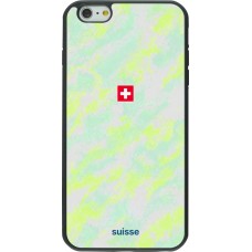 iPhone 6 Plus / 6s Plus Case Hülle - Silikon schwarz Schweiz Away 2026 personalisierbares Fussballtrikot