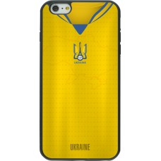 iPhone 6 Plus / 6s Plus Case Hülle - Silikon schwarz Fussballtrikot Ukraine