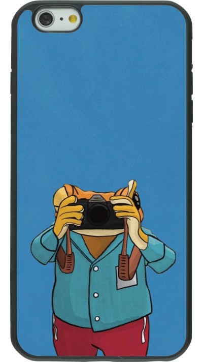 Coque iPhone 6 Plus / 6s Plus - Silicone rigide noir Frog with camera DTMF