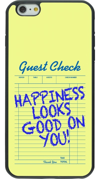 iPhone 6 Plus / 6s Plus Case Hülle - Silikon schwarz Guest check 2026