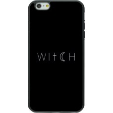 Coque iPhone 6 Plus / 6s Plus - Silicone rigide noir Halloween 22 witch word