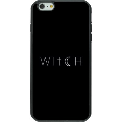 Coque iPhone 6 Plus / 6s Plus - Silicone rigide noir Halloween 22 witch word
