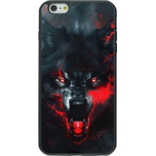 iPhone 6 Plus / 6s Plus Case Hülle - Silikon schwarz Halloween 2024 mad werewolf