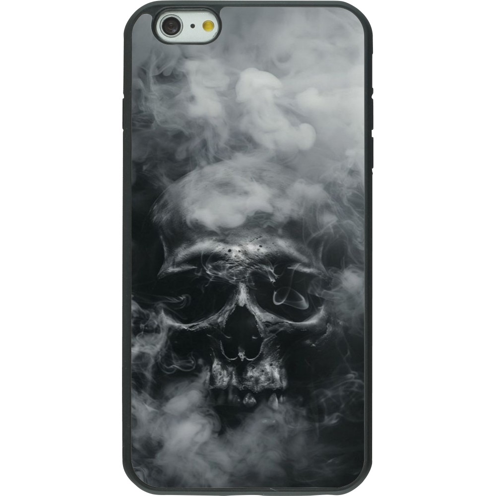 iPhone 6 Plus / 6s Plus Case Hülle - Silikon schwarz Halloween 2024 smoky skull
