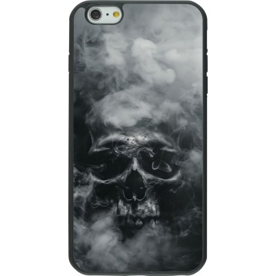 Coque iPhone 6 Plus / 6s Plus - Silicone rigide noir Halloween 2024 smoky skull