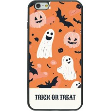 Coque iPhone 6 Plus / 6s Plus - Silicone rigide noir Halloween 2025 Trick treat