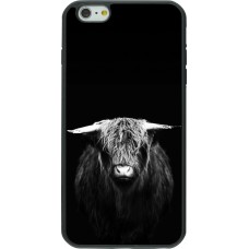 iPhone 6 Plus / 6s Plus Case Hülle - Silikon schwarz Highland calf black
