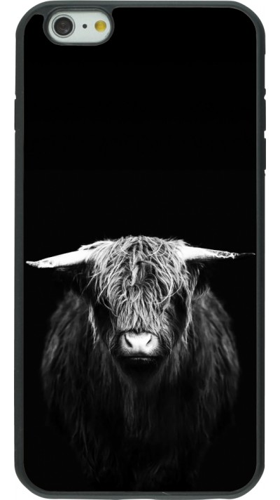 Coque iPhone 6 Plus / 6s Plus - Silicone rigide noir Highland calf black