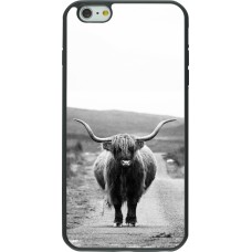 Coque iPhone 6 Plus / 6s Plus - Silicone rigide noir Highland cattle