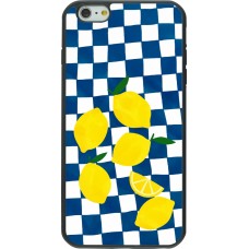 iPhone 6 Plus / 6s Plus Case Hülle - Silikon schwarz Illustration lemons 2026