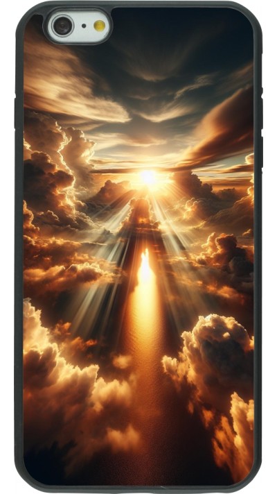 Coque iPhone 6 Plus / 6s Plus - Silicone rigide noir Lueur Céleste Zenith