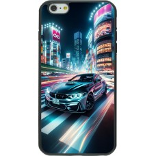 iPhone 6 Plus / 6s Plus Case Hülle - Silikon schwarz BMW M4 Tokio Nacht