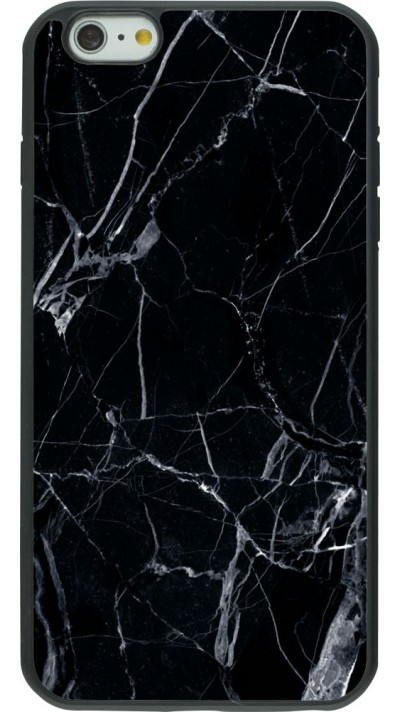 Coque iPhone 6 Plus / 6s Plus - Silicone rigide noir Marble Black 01