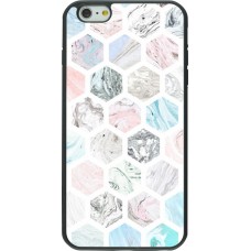 iPhone 6 Plus / 6s Plus Case Hülle - Silikon schwarz Marble Everything