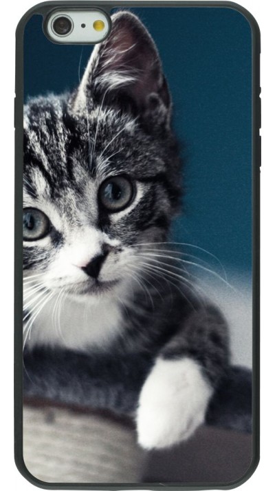 Coque iPhone 6 Plus / 6s Plus - Silicone rigide noir Meow 23