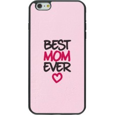 iPhone 6 Plus / 6s Plus Case Hülle - Silikon schwarz Mom 2023 best Mom ever pink