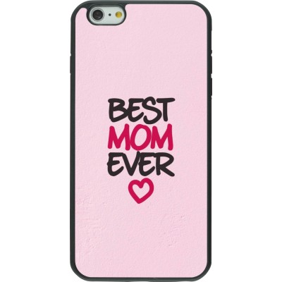 iPhone 6 Plus / 6s Plus Case Hülle - Silikon schwarz Mom 2023 best Mom ever pink