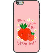 Coque iPhone 6 Plus / 6s Plus - Silicone rigide noir Mom 2026 Berry best
