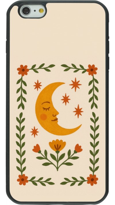 iPhone 6 Plus / 6s Plus Case Hülle - Silikon schwarz Half moon stamp 2026