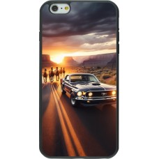 iPhone 6 Plus / 6s Plus Case Hülle - Silikon schwarz Mustang 69 Grand Canyon
