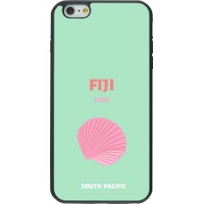 iPhone 6 Plus / 6s Plus Case Hülle - Silikon schwarz Pop Summer Destination Fiji