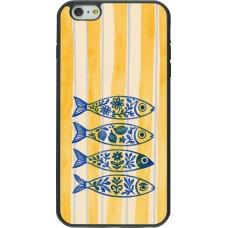 iPhone 6 Plus / 6s Plus Case Hülle - Silikon schwarz Portuguese fish 2026