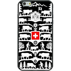 iPhone 6 Plus / 6s Plus Case Hülle - Silikon schwarz Poya Schweiz 3 schwarz