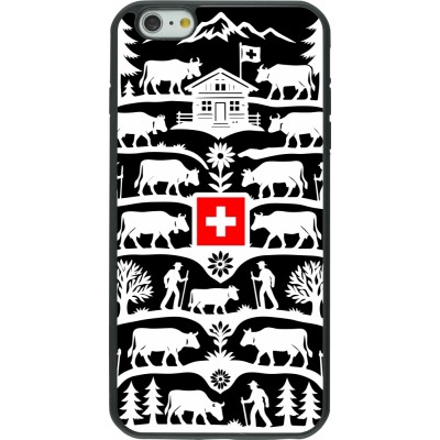 iPhone 6 Plus / 6s Plus Case Hülle - Silikon schwarz Poya Schweiz 3 schwarz