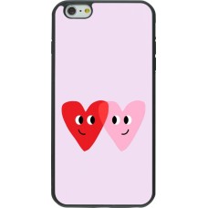 Coque iPhone 6 Plus / 6s Plus - Silicone rigide noir Saint Valentines Day 26 Heart